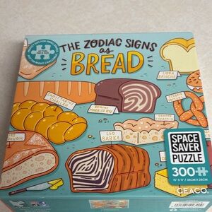 The Zodiac Signs as Bread 300-Piece Puzzle - Teal by Ceaco